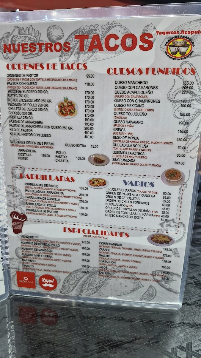 Taquitos Acapulco Menu - Image 2